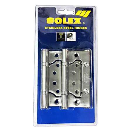 บานพับ SOLEX 4275 4X2.5 นิ้ว แพ็ค 3 ชิ้น SOLID BRASS แข็งแรง ทนทานต่อการใช้งาน