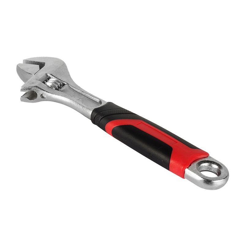 HANDI ประแจเลื่อน รุ่น HD-4102 ขนาด 8 นิ้ว สีดำ - แดง สำหรับงานช่าง