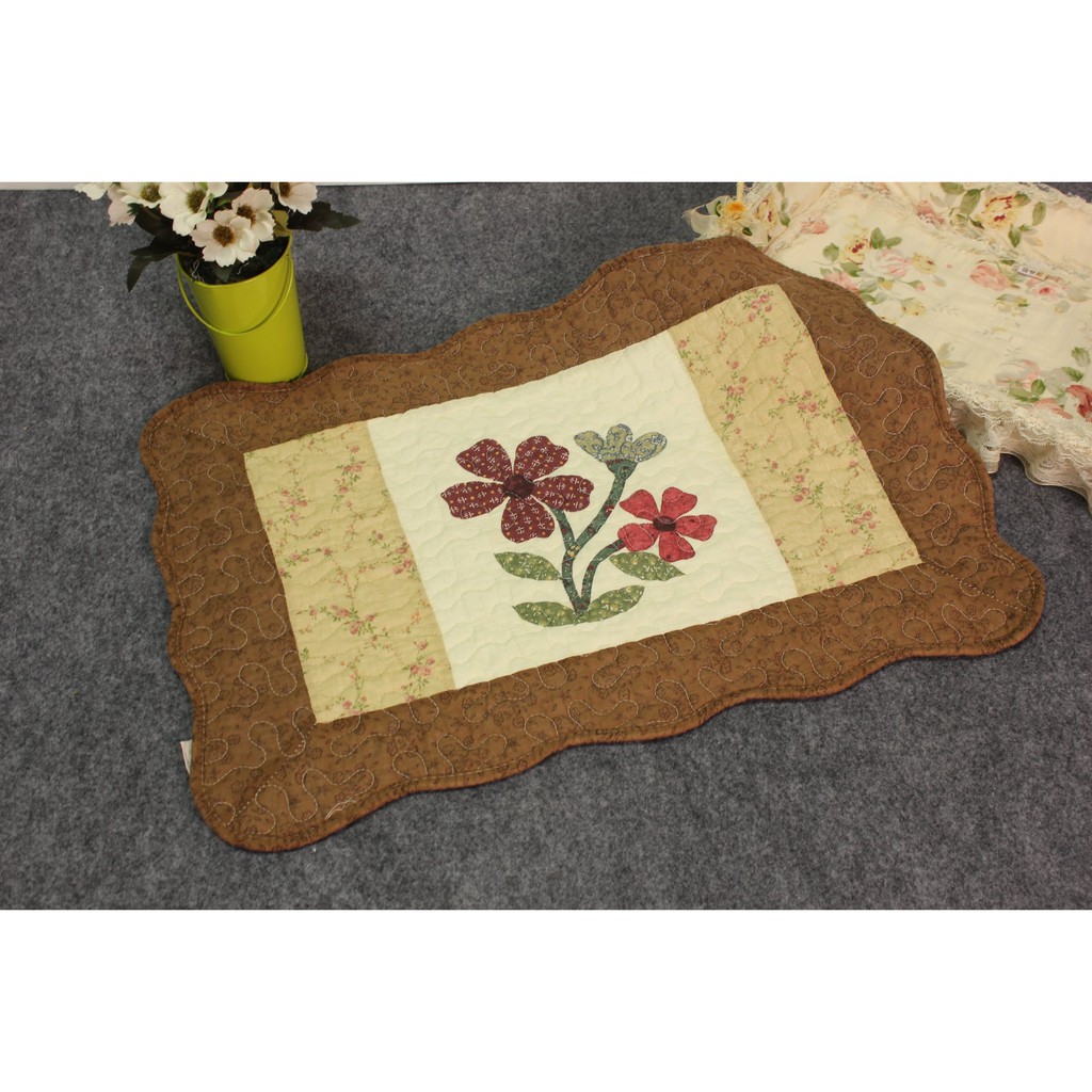 พรมเช็ดเท้า40*60ผ้าเช็ดเท้าหน้าห้องน้ำวินเทจ