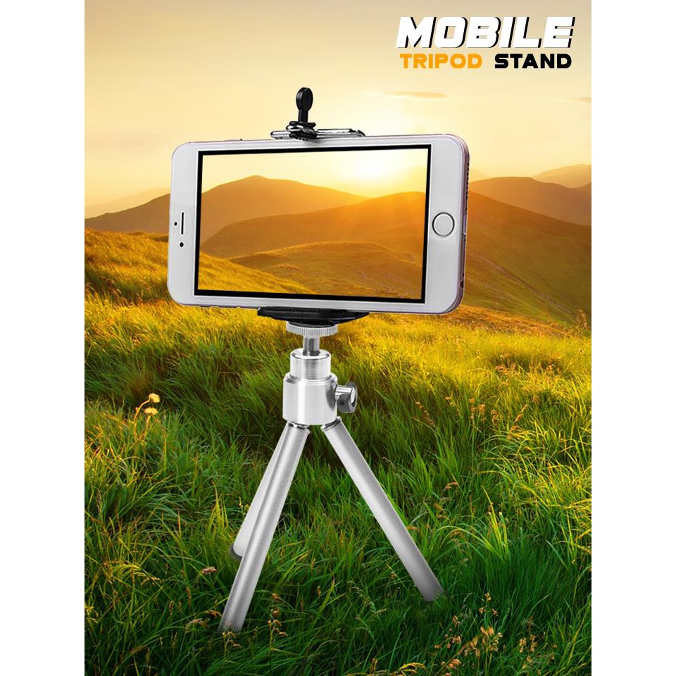 !!สินค้าขายดี!! ขาตั้งโทรศัพท์มือถือ 3 ขา ที่ตั้งโทรศัพท์ Mobile Tripod Stand