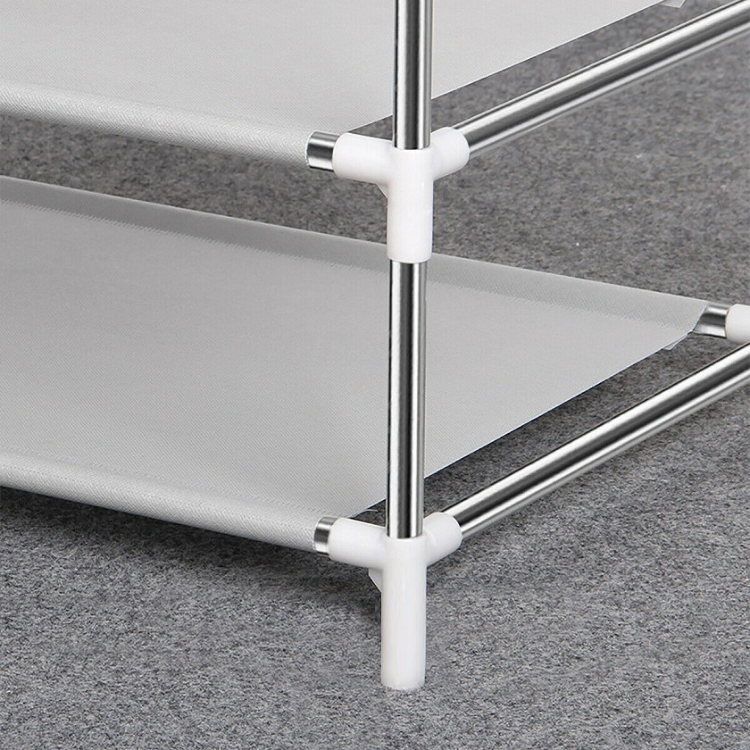 165x40x40 ราวแขวนเสื้อผ้าพร้อมชั้นวางของ 3 ชั้นสำหรับจัดเก็บเสื้อผ้าเครื่องแต่งกาย เครื่องนอน ผ้าขนหนู ฯลฯ