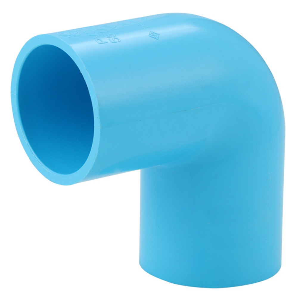 ท่อประปา ข้อต่อ ท่อน้ำ ท่อPVC ข้องอ 90-หนา SCG 2 นิ้ว สีฟ้า ELBOW 90 SOCKET PVC SCG 2" LITE BLUE