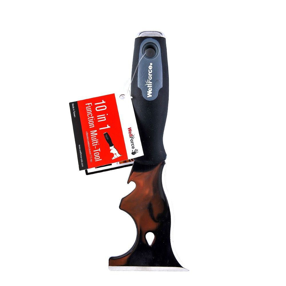 เกรียงสเตนเลส อเนกประสงค์ 10IN1 WELL FORCE 10IN1 MULTI TOOL WELL FORCE TROWEL