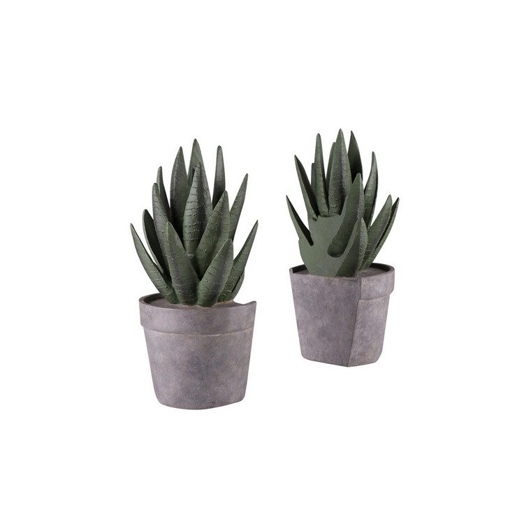 ของขวัญ Decor ของตกแต่ง ALOE 17.2X13 CM เขียว HLS | HOME LIVING STYLE | E6617501