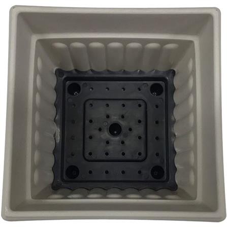 กระถางพลาสติก BABA BI-SQ-200 สี STONE MARBLE ช่วยตกแต่งสวนของคุณให้ดูสวยงามมากขึ้น