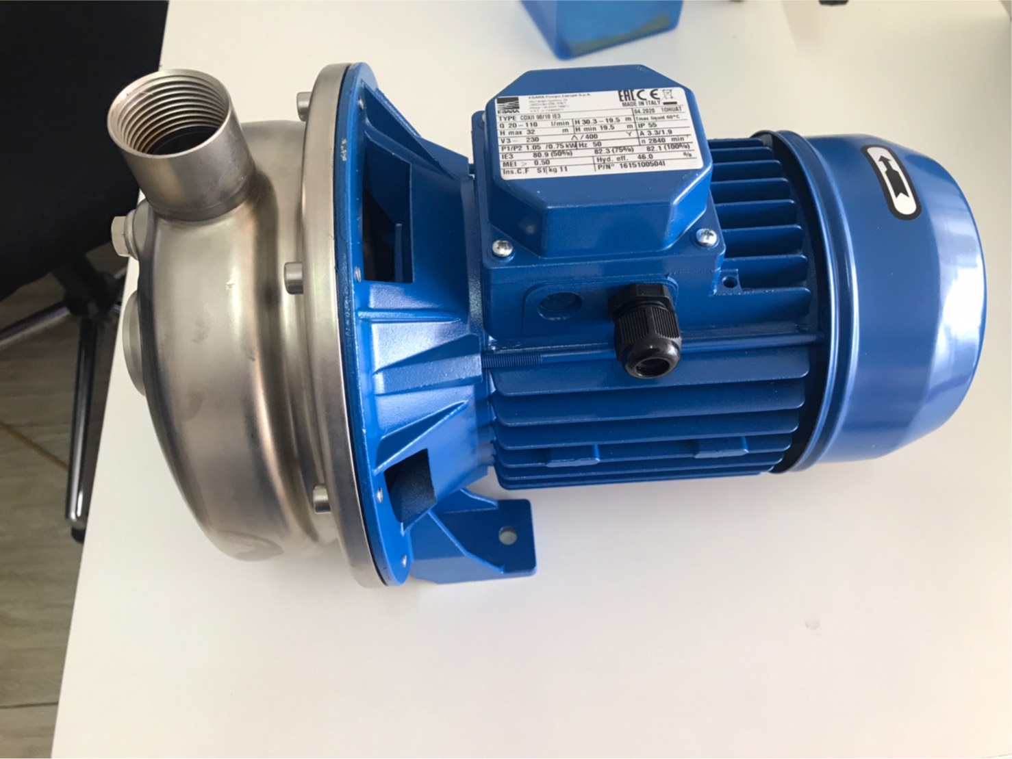 ขาย CDX-90/10 3สาย ปั๊มหอยโข่งแสตนเลส