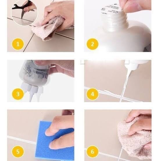 กาวยาแนวด้วยตนเองเอนกประสงค์ Tile Reform ซ่อมยาแนวห้องน้ำ ห้องครัว ทั้งภายในและภายนอกอาคาร