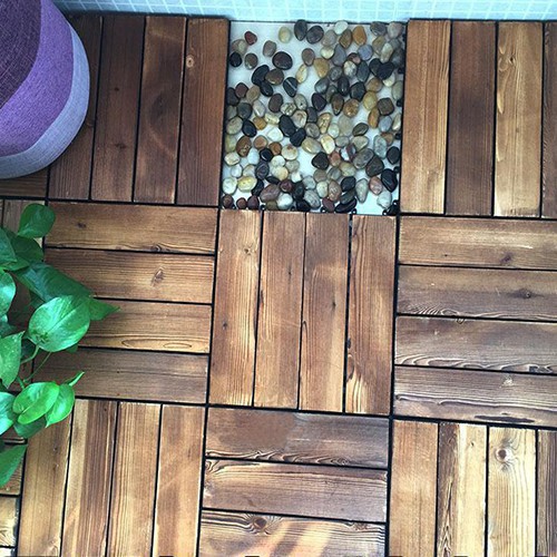 สินค้าใหม่✨ แผ่นไม้ปูพื้น แผ่นไม้ตกแต่งสวน YF-1445