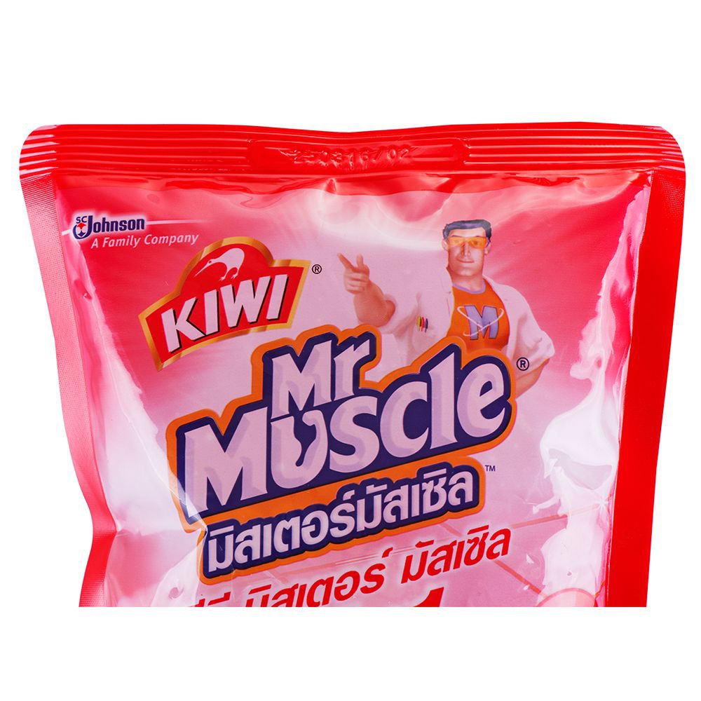 น้ำยาถูพื้น KIWI MR.MUSCLE 800 มล. กลิ่นโรแมนติกโรส DAILY CLEANER TILE KIWI MR.MUSCLE 800ML ROMANTIC ROSE