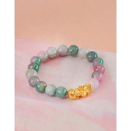 !!สินค้าขายดี!! กำไลหินปี่เซียะ เสริมดวง สร้อยข้อมือพร้อมจี้ปี่เซียะ ข้อมือปี่เซียะ Pi Xiu Stone Bracelet