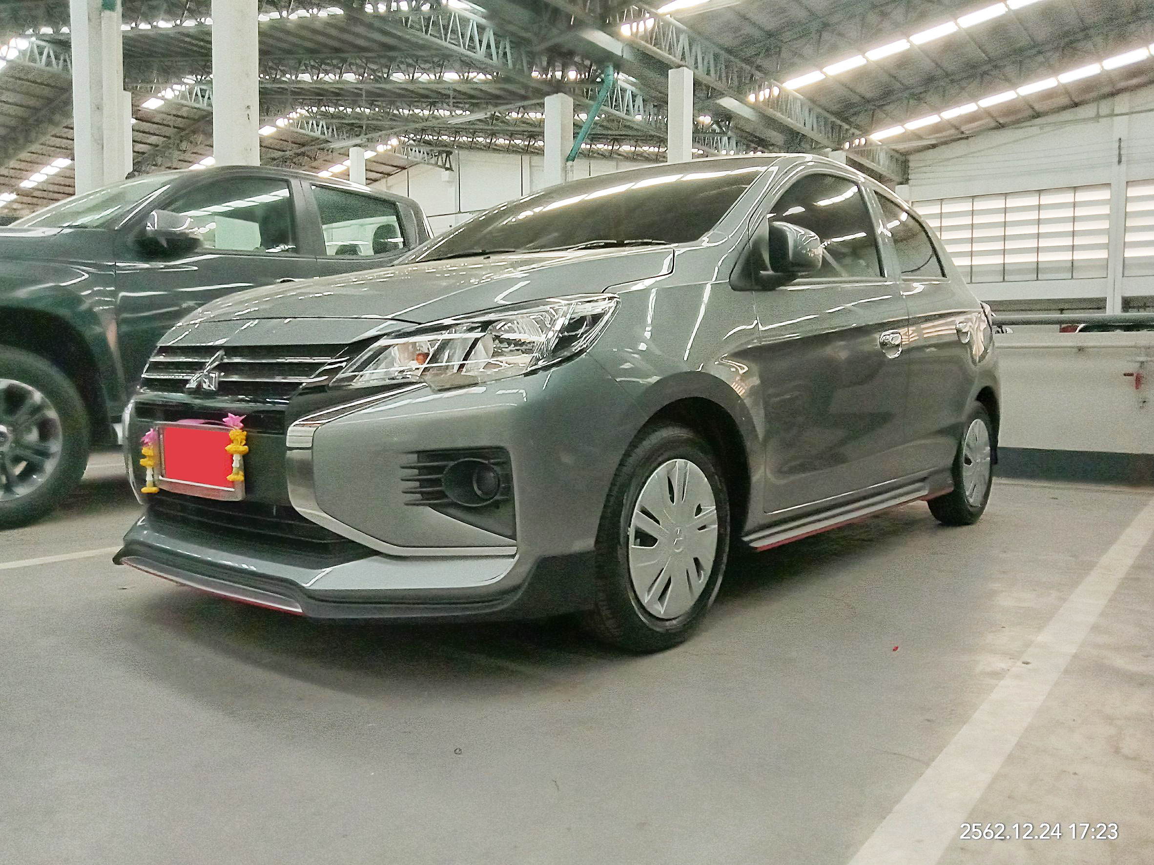 ชุดแต่งรถ สเกิร์ต-สปอยเลอร์ New Mitsubishi Mirage 2020 ทรง SR-Limited By OSR
