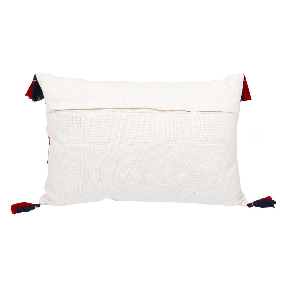 หมอนอิง HOME LIVING STYLE HOLA 14X20 นิ้ว สีขาว หมอนหนุนและหมอนข้าง