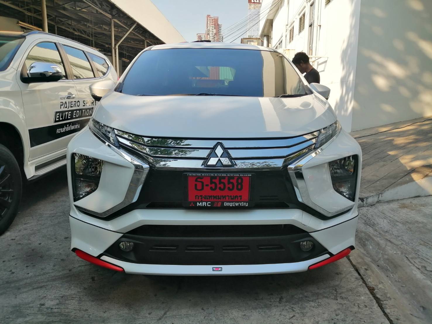 ชุดแต่งรถ-สเกิร์ต-อุปกรณ์แต่งรถ Mitsubishi Xpander ทรง SR-Limited By OSR