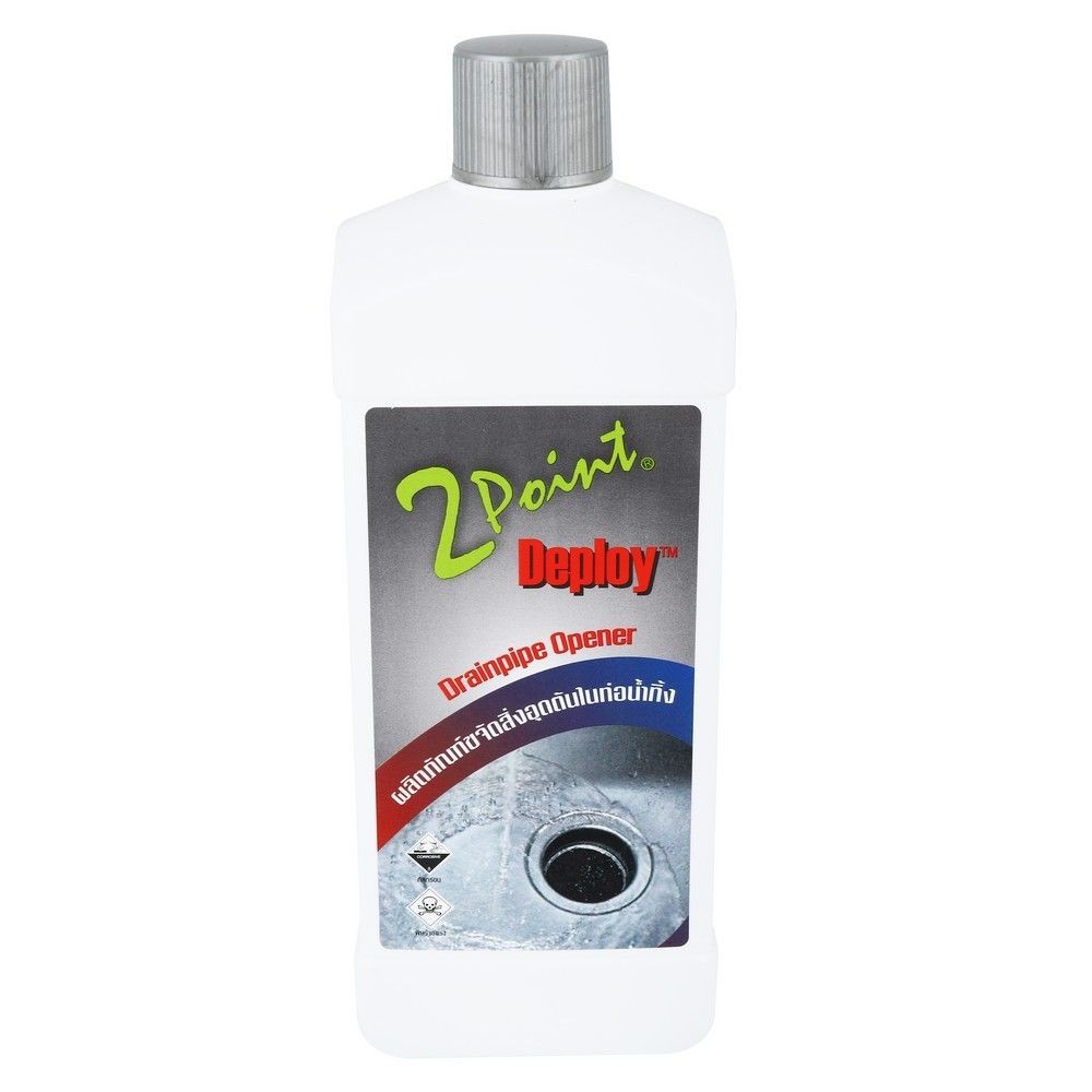 น้ำยาขจัดท่อตันท่อน้ำทิ้ง 2POINT 1 ลิตร DRAIN UNBLOCK DRAIN 2POINT 1L