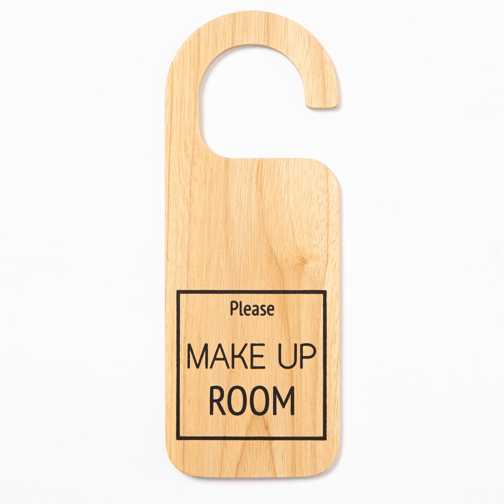 The Wood's Tale ป้ายแขวนประตู DOOR SIGN ("Please Do Not Disturb" / "Please Make Up Room")