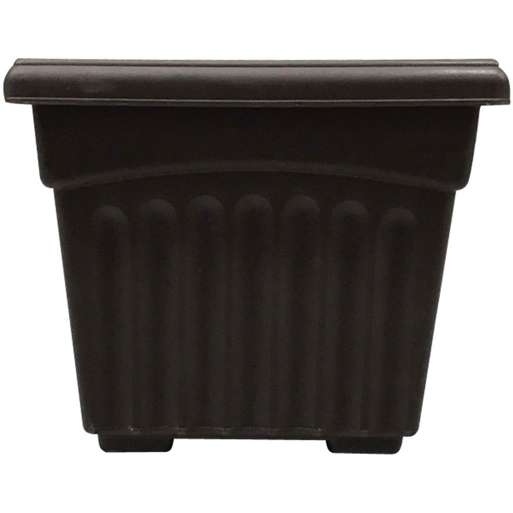 กระถางพลาสติก BABA 200 สี ESPRESSO BABA 200 ESPRESSO PLASTIC POT กระถางต้นไม้ช่วยตกแต่งสวนของคุณให้ดูสวยงามมากขึ้น