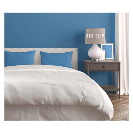 ปลอกหมอนหนุน BED CLIP STANDARD สีฟ้าพาสเทล แพ็ก 2 ชิ้น ผ้าละเอียดนุ่มลื่น คืนตัวได้ดี