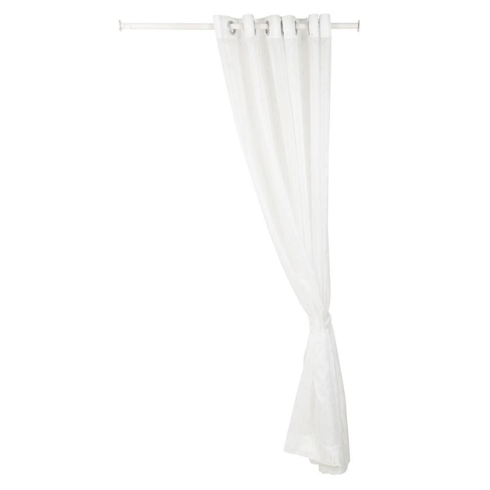 ผ้าม่านโปร่ง EYELET CHILD FREEDOM STYLE WHIFF 200X220 ซม. สีขาว ผ้าม่านประตู CURTAIN ผ้าม่านและมู่ลี่