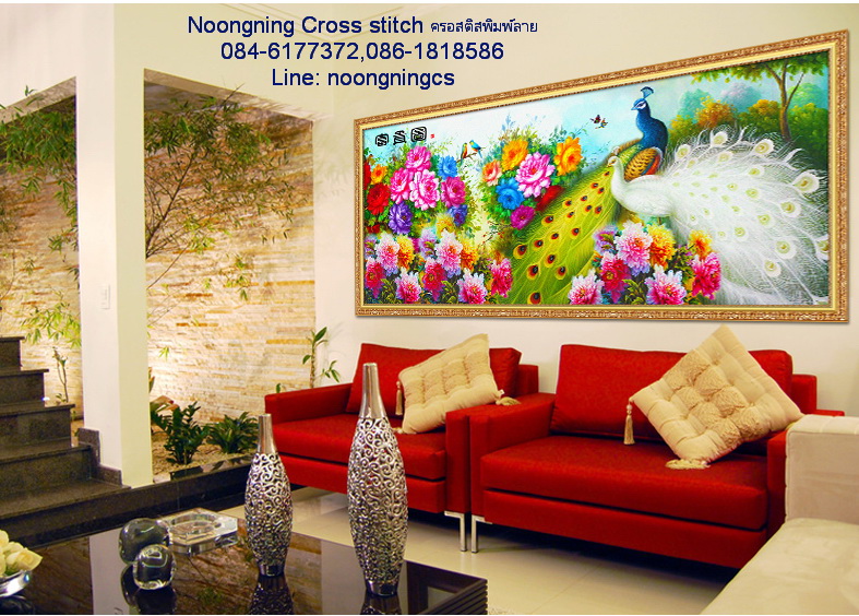 ชาวจีน ชุดปักครอสติช ชุดปักครอสติช พิมพ์ลาย ครอสติสจีน งานฝีมือ DIY