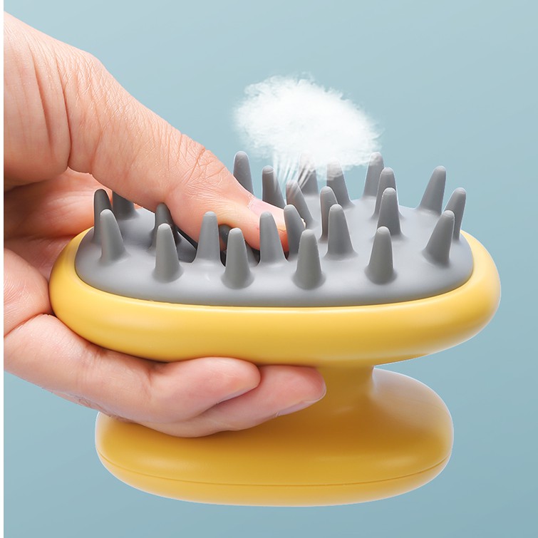 Living Thai แปรงหวีนวดหัว หวีผมหนังศีรษะ แปรง หวี แปรงนวดหนังศีรษะ หวีผม แชมพู แปรง ห้องน้ำ เครื่องมือ ที่นวดศีรษะ