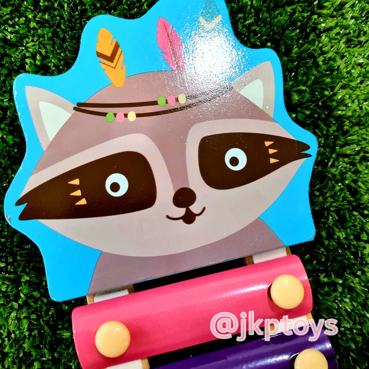 ของเล่นไม้เสริมพัฒนาการ ระนาดไม้ลายสัตว์