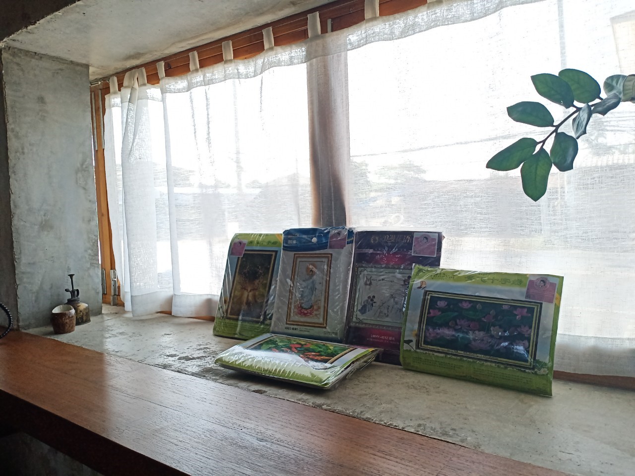 ผลไม้รวม ชุดปักครอสติส พิมพ์ลาย ครอสติสจีน งานฝีมือทำที่บ้าน DIY