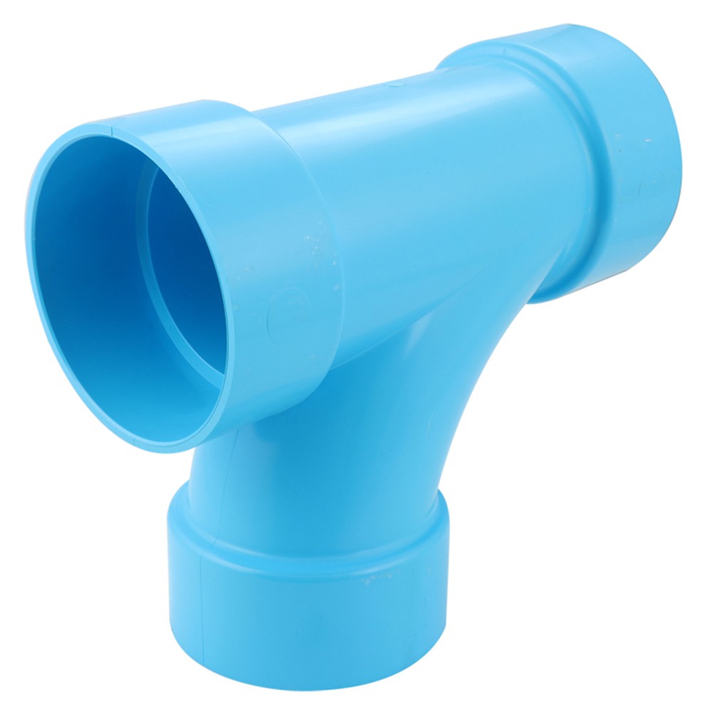 ท่อประปา ข้อต่อ ท่อน้ำ ท่อPVC ข้อต่อสามทางทีวาย-บาง SCG 4นิ้ว สีฟ้า FAUCET TEE WYE PVC SOCKET SCG 4" LITE BLUE