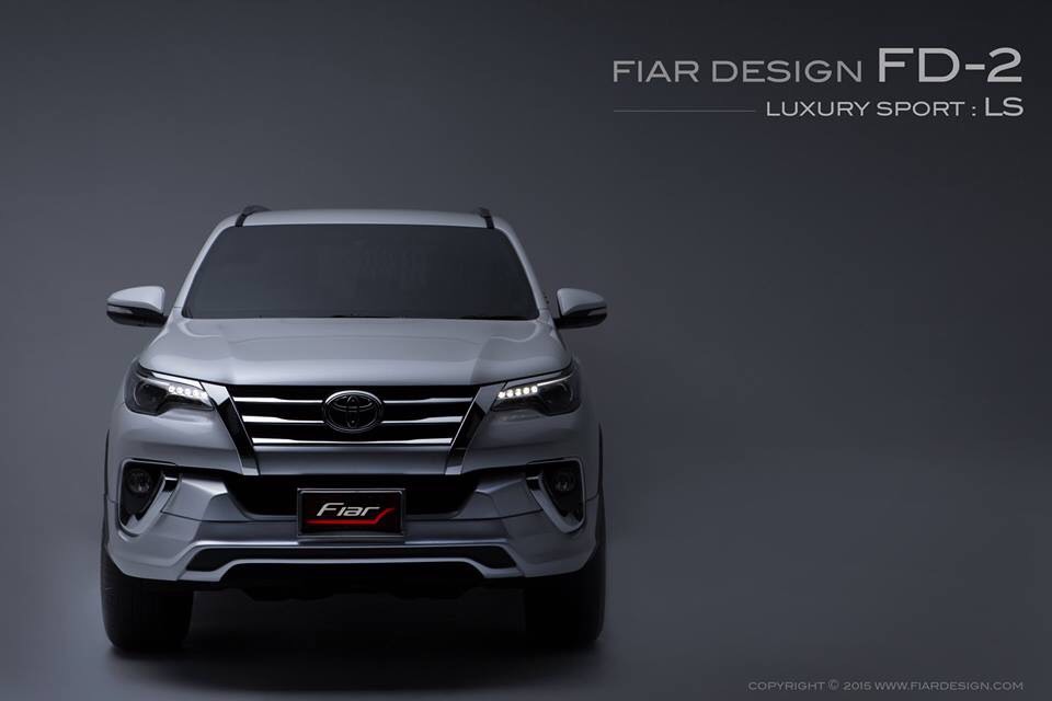 ชุดแต่งรถ สเกิร์ต-สปอยเลอร์ New Fortuner 2016 ทรง FD-2LS (FiarDesign) by OSR