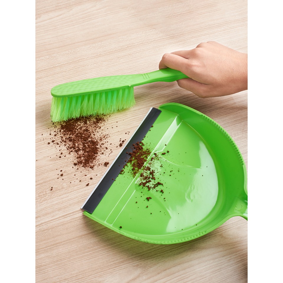 !!สินค้าขายดี!! แปรงปัดฝุ่นพร้อมที่โกยผง Cleaning Brush with Dustpan Set