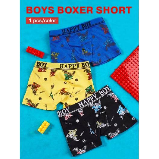 !!สินค้าขายดี!! กางเกงบ็อกเซอร์ สำหรับเด็กผู้ชาย Boys Boxer Shorts