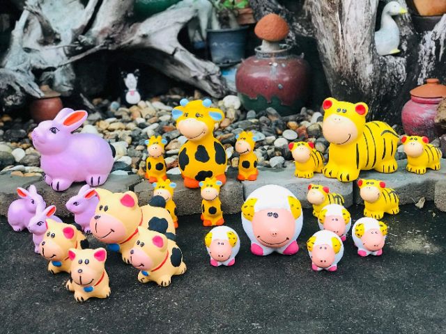 เซรามิคเป็ด ชุดครอบครัวเป็ด 1 ชุด 3 ชิ้น เซรามิคแต่งสวน เซรามิคสัตว์ ตุ๊กตาแต่งสวน เป็ด vroS