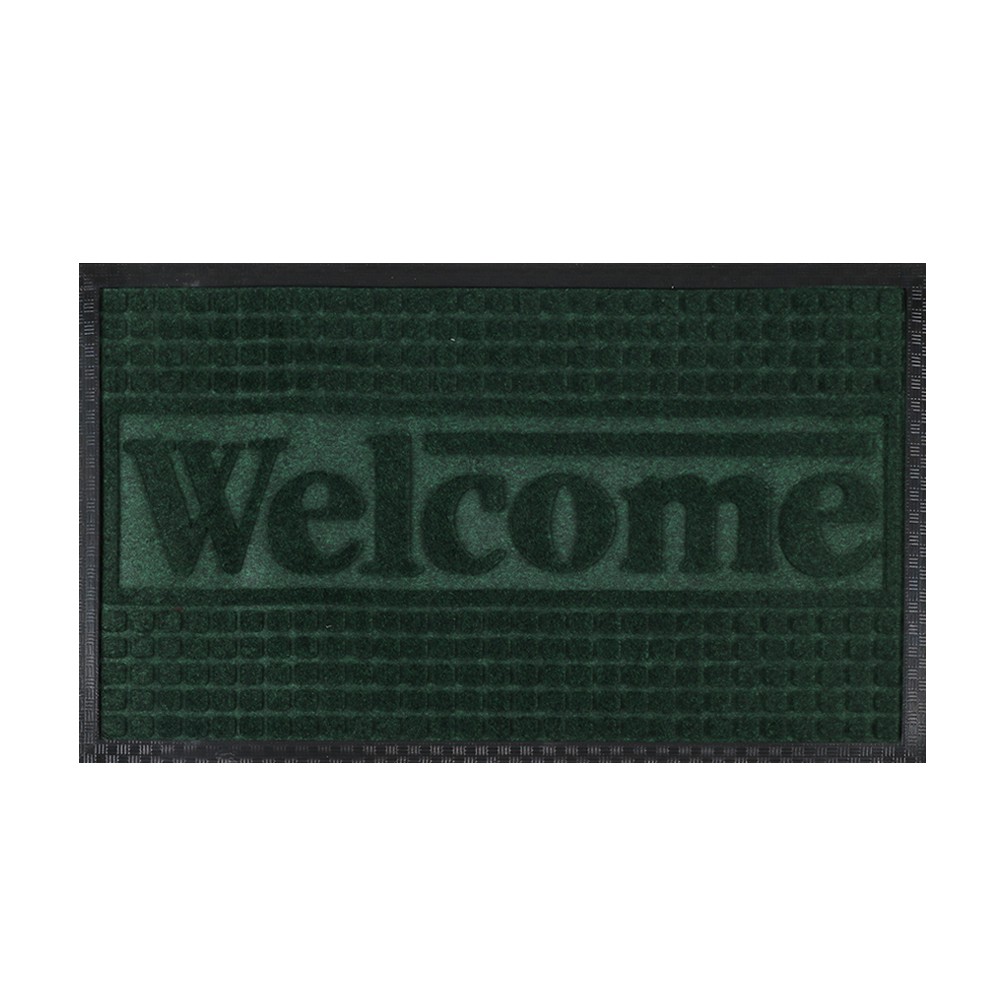 พรมปูพื้น พรมเช็ดเท้า พรมปูพื้น พรมภายนอก พรมเช็ดเท้าดักฝุ่นMX1031 44X74 เขียว HOME LIVING STYLE