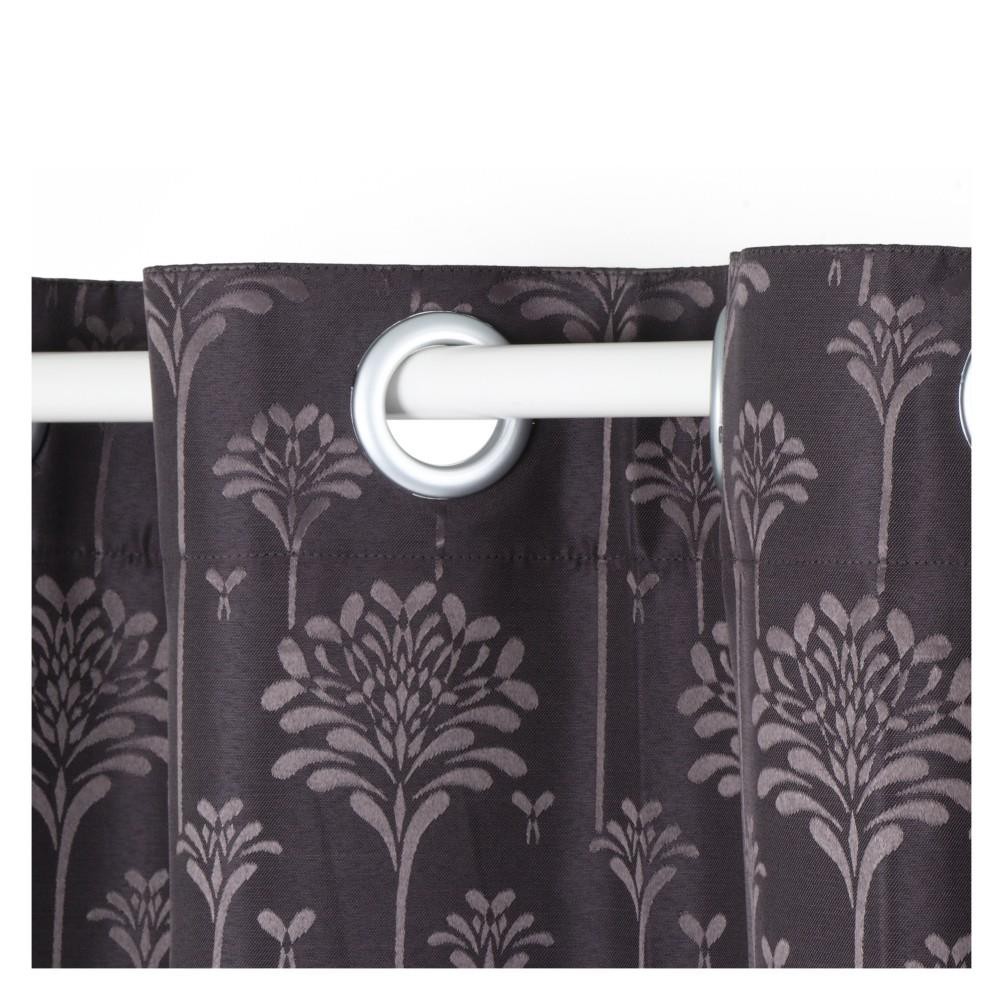 ผ้าม่าน EYELET CHILD FREEDOM STYLE KRIS UV 140X250 ซม. สีเทา ผ้าม่านประตู CURTAIN ผ้าม่านและมู่ลี่