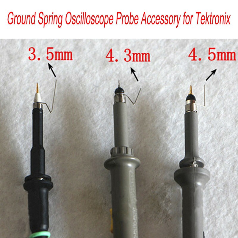 อุปกรณ์สปริง oscilloscope probe 3 . 5/4 . 3/5 มม. 5 ชิ้นสําหรับ tektrox