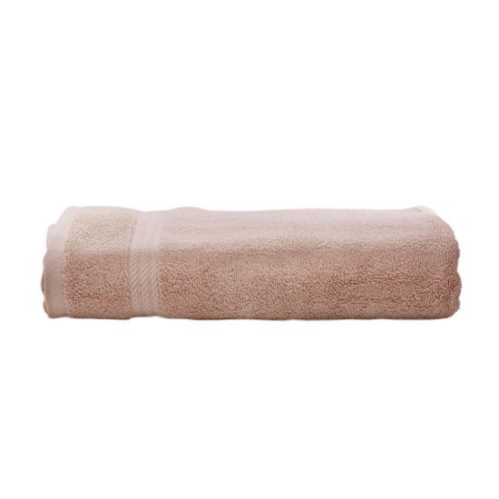 FROLINA ผ้าขนหนูเช็ดตัว รุ่น Bisliver ขนาด 30 x 60 นิ้ว สีน้ำตาลอ่อน Cotton 100% อย่างดีที่คัดสรรมาเป็นพิเศษ