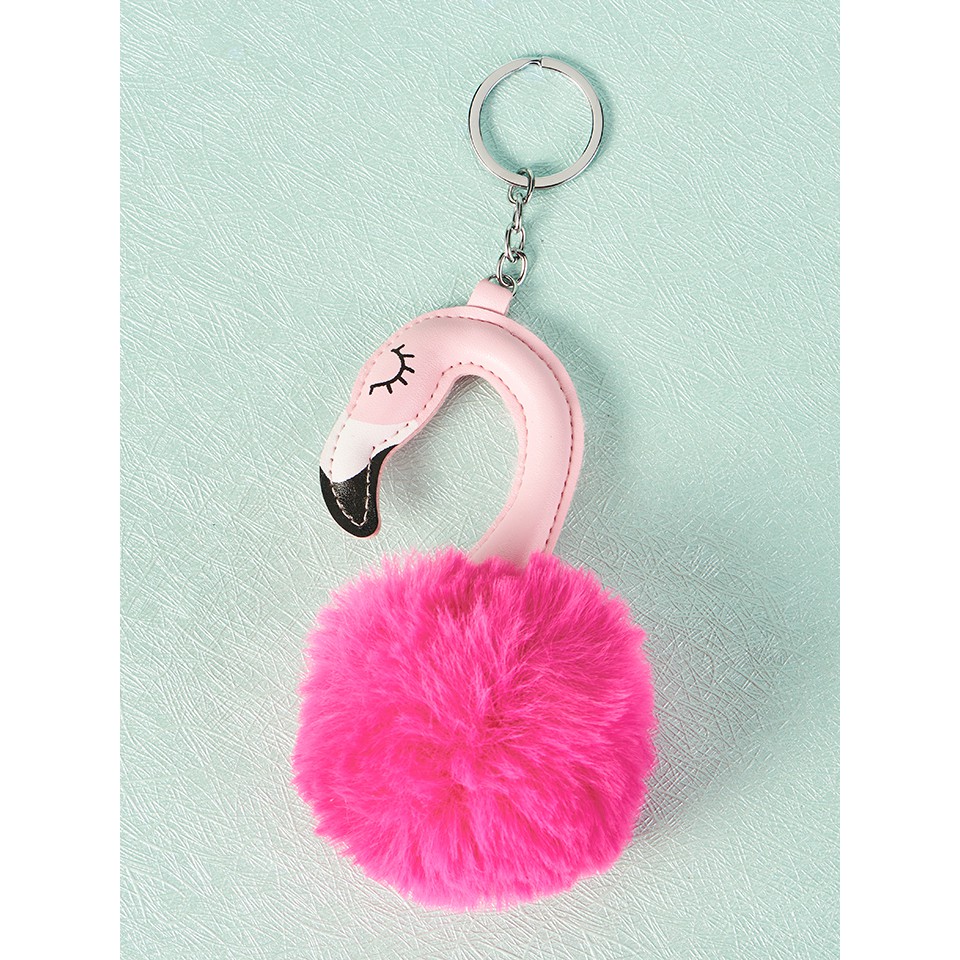 !!สินค้าขายดี!! พวงกุญแจฟลามิงโก้ Flamingo Keychain