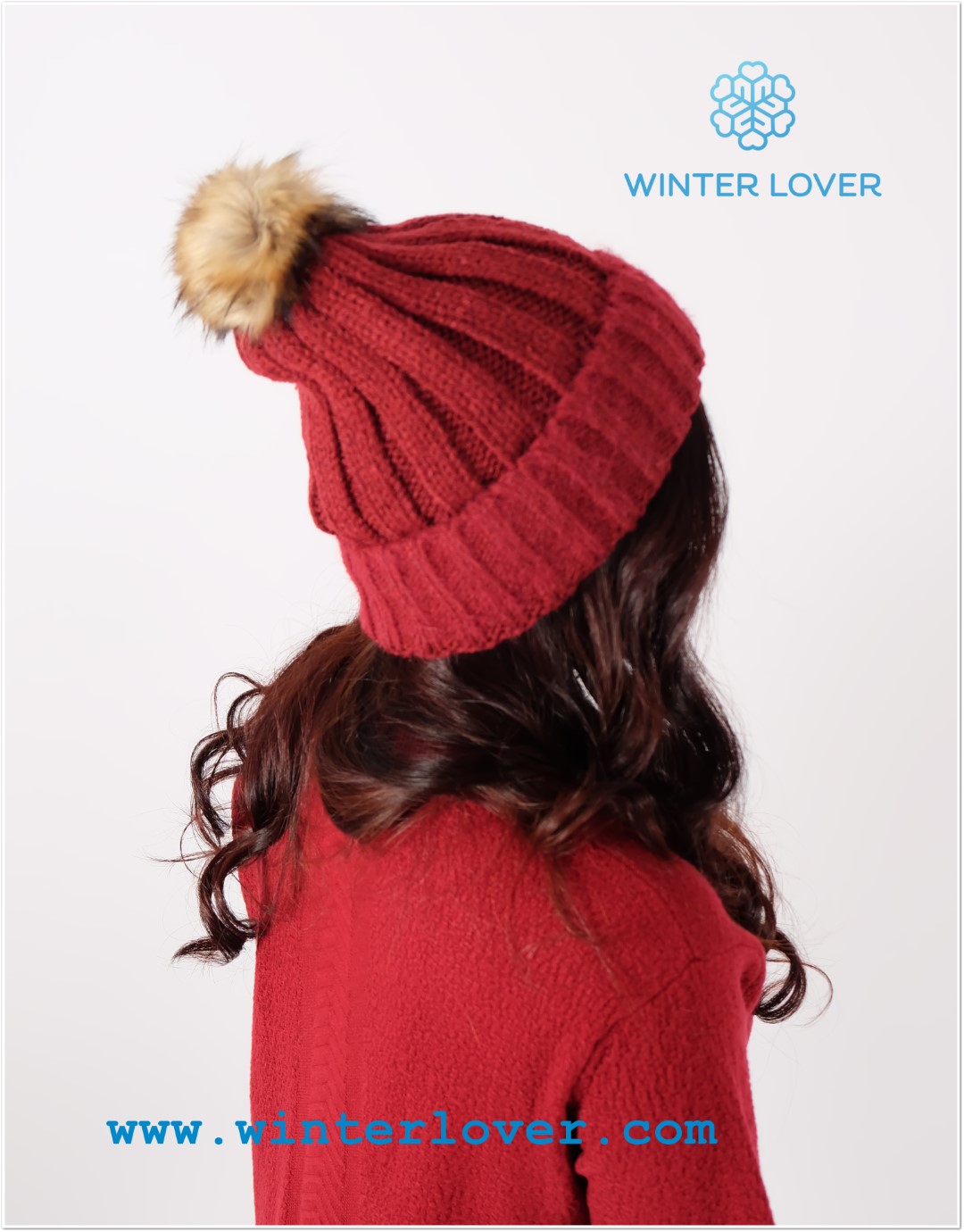 Snow Proof Super Warm Winter Hat in Red