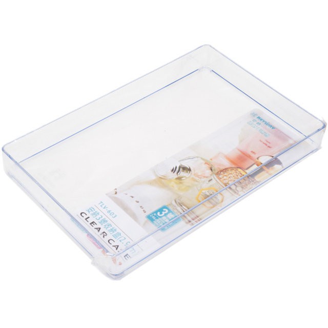 กล่องใสแบ่งช่อง KEY WAY TLV603 16.3x24.6x2.9 ซม.