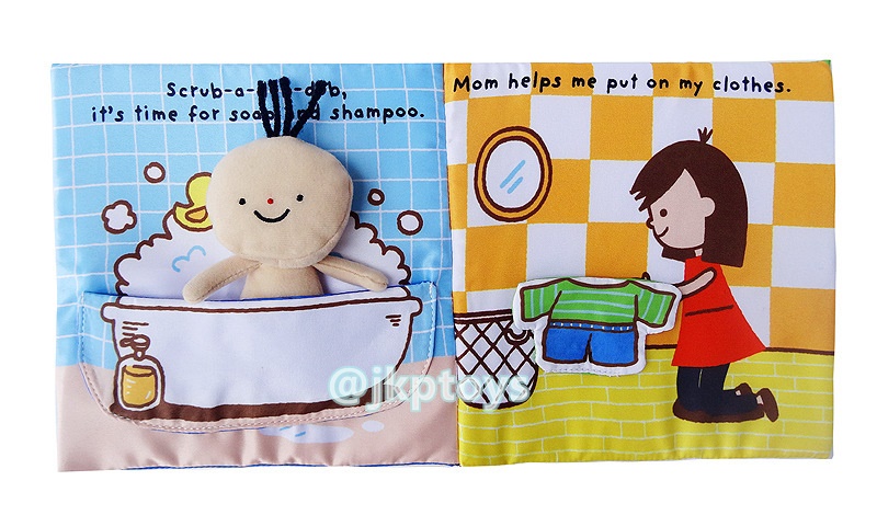 เซตหนังสือผ้าเสริมพัฒนาการ It's Bath Time + It's Potty Time