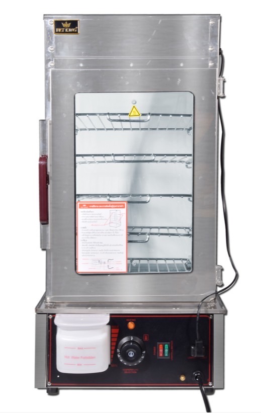 -ตู้โชว์อุ่นอาหาร 5 ชั้น ระบบไอน้ำ Steamer