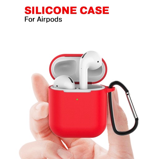 !!สินค้าขายดี!! เคส Apple AirPods ยางทำจากซิลิคอน ซิลิโคนเคสสำหรับเก็บหูฟัง Silicone Case For Airpods
