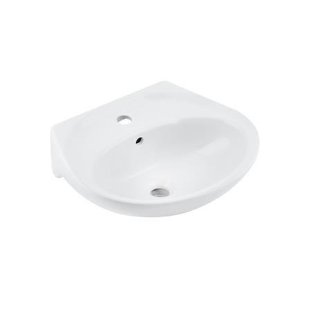 Wall-Hung Basins อ่างล้างหน้าแขวน KARAT K-21135X-1-WK สีขาว อ่างล้างมือ