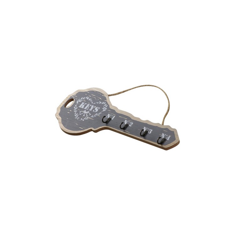 ของขวัญ Decor ขอแขวน KEYS 30X1X14CM เทา HOME LIVING STYLE | HOME LIVING STYLE | ISP/FD-020-013