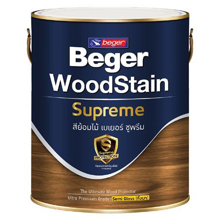 สีย้อมไม้ BEGER SUPREME S9203 สีไม้แดง กึ่งเงา 1/4 แกลลอน สวยงามเหมือนไม้จริงตามธรรมชาติ