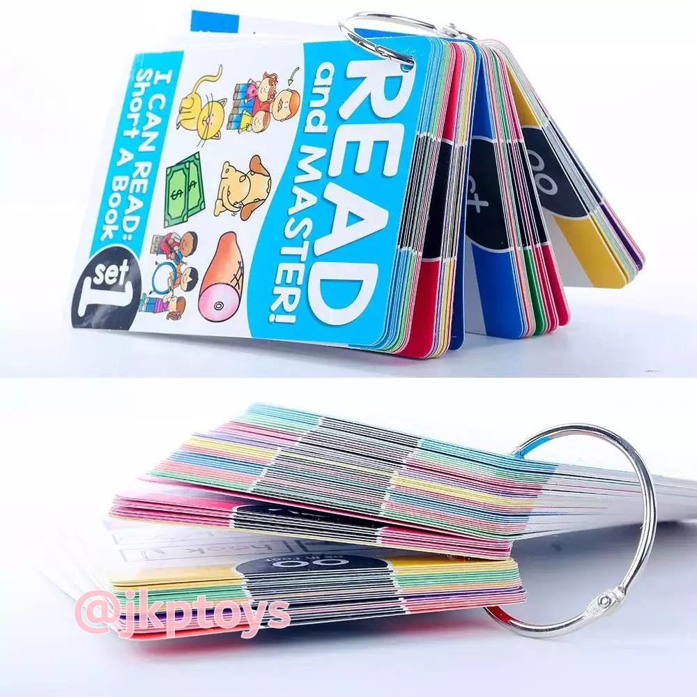 (2 - 10 ขวบ) แฟลชการ์ด บัตรคำศัพท์ฝึกอ่าน/สะกดคำ โฟนิก Phonics/Sight Words Flash Cards