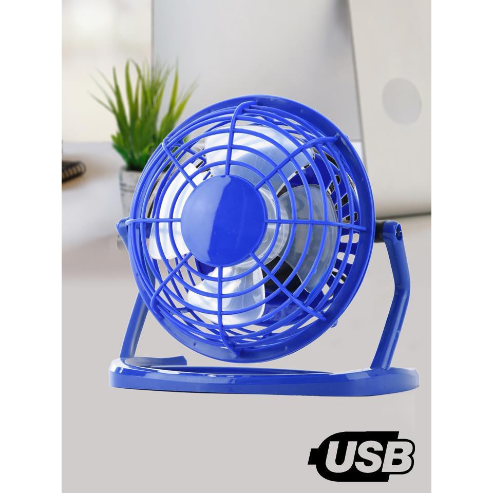 !!สินค้าขายดี!! พัดลมตั้งโต๊ะ พัดลม USB ขนาดพกพา USB Desktop Fan