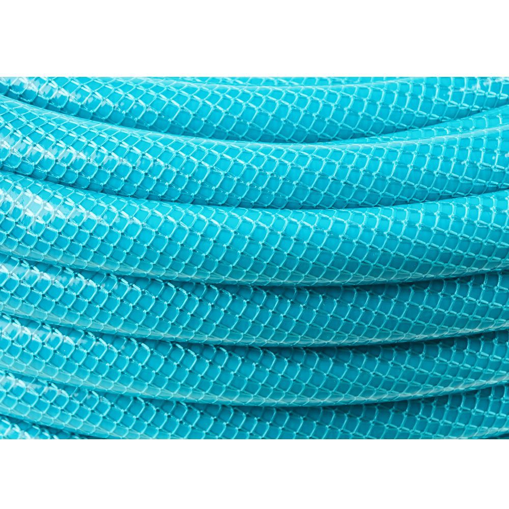 สายยาง PVC KNITTING SPRING 5/8 นิ้ว ยาว 20 เมตร สีฟ้า RUBBER PVC KNITTIN HOSE 5/8"X20 BLUE