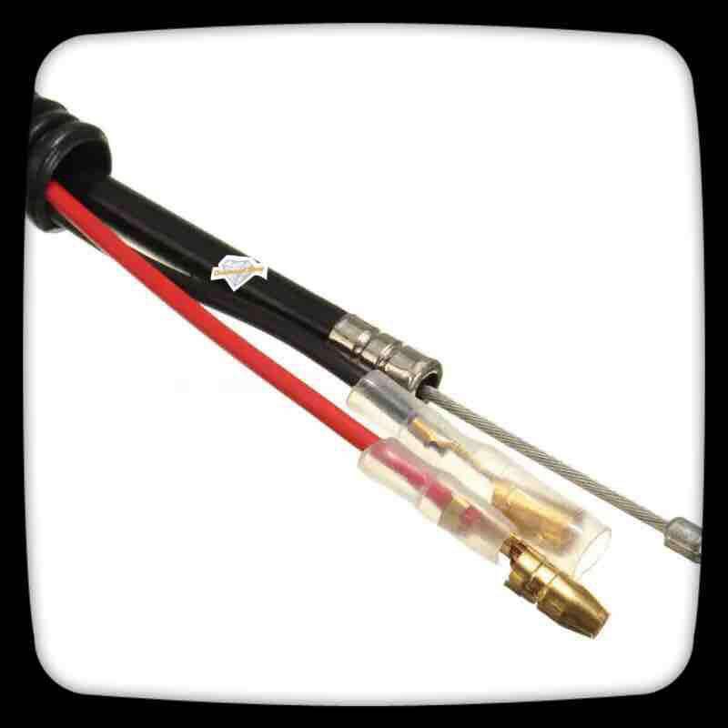 คันเร่งตัดหญ้า RBC 411 40 ซม.ที่จับหลอดคันเร่ง Trigger สายอลูมิเนียม อะไหล่เครื่องตัดหญ้าสวิทช์ควบคุมบ้านสวนอุปกรณ์