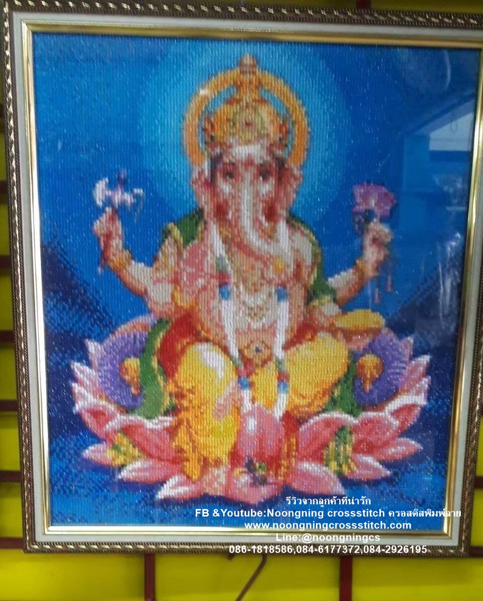 แมวน้อย VSเสือขาว ครอสติสคริสตัล Diamond painting โมเสก ภาพติดเพชร งานฝีมือทำที่บ้าน DIY