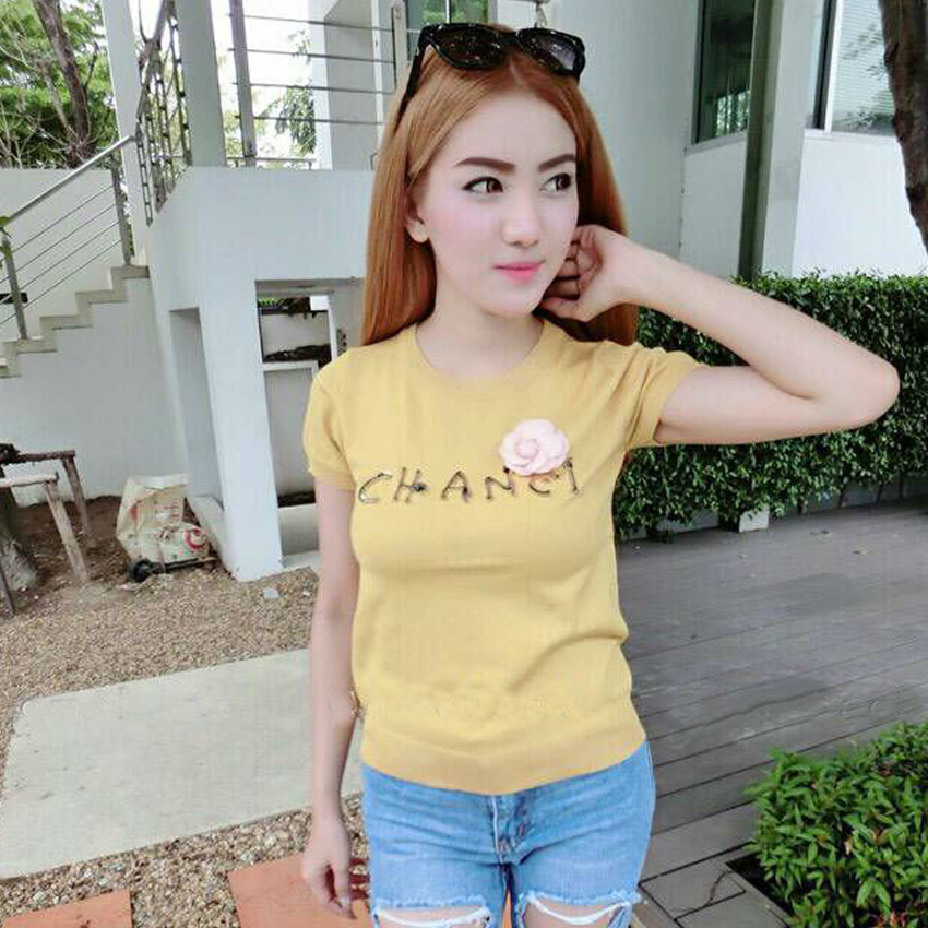 TP0016 เสื้อผ้าแฟชั่น เสื้อผ้าเกาหลี เสื้อผ้าแฟชั่นเกาหลี เสื้อเกาหลี เสื้อแฟชั่น เสื้อแขนสั้น